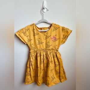 Zara Yellow Dress with chicken Print